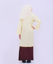 Canggih – Baju Sekolah Lengan Panjang(Berkolar bulat) – Kuning Cair CP009-LYL image 3
