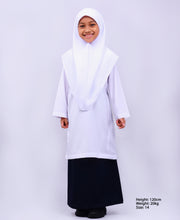 Canggih Baju Kurung Sekolah Pesak - Putih CP009-BK image 2