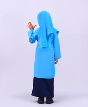 Baju Kurung Sekolah Biru