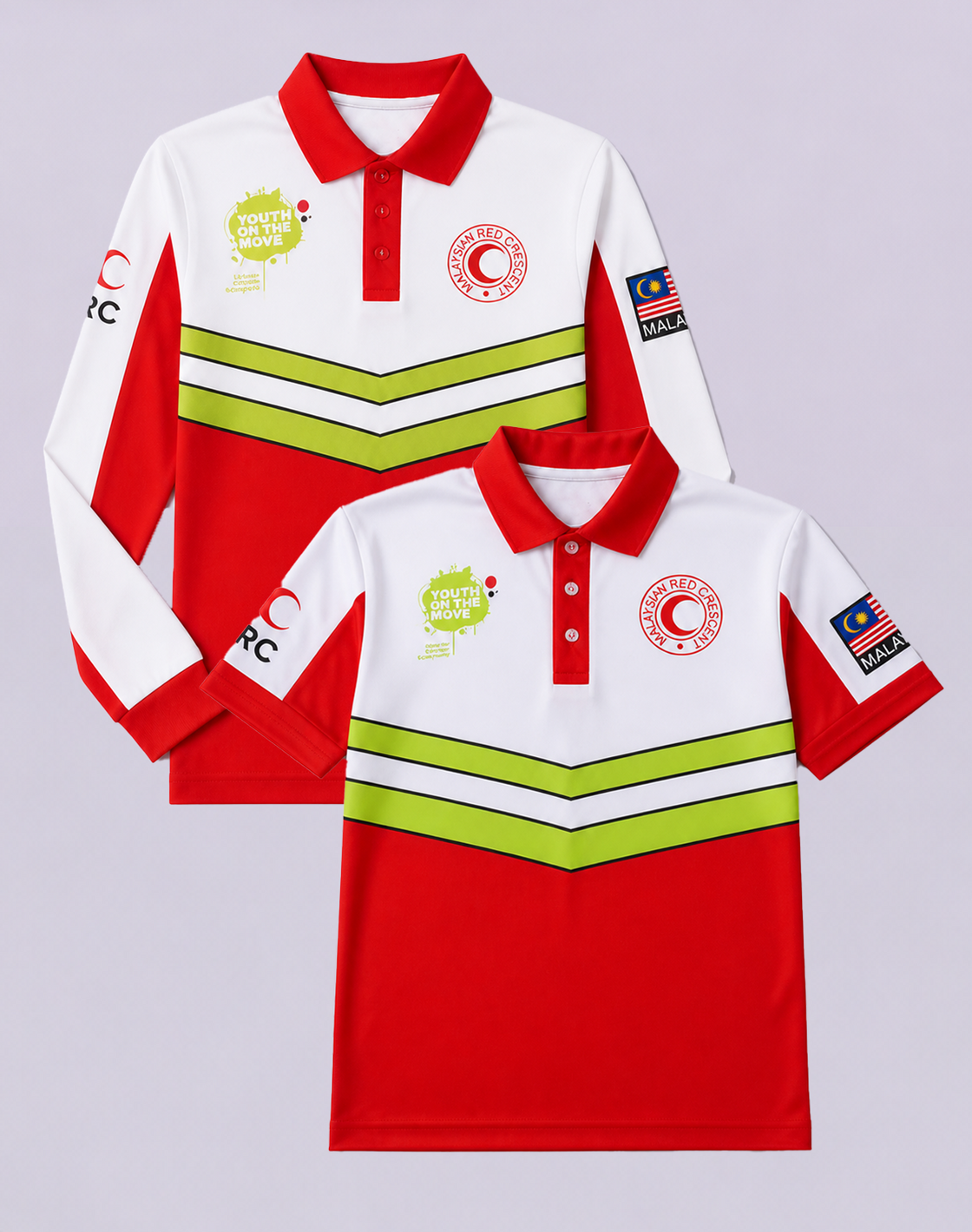 Baju-T PBSM Muda Lengan Pendek / Panjang