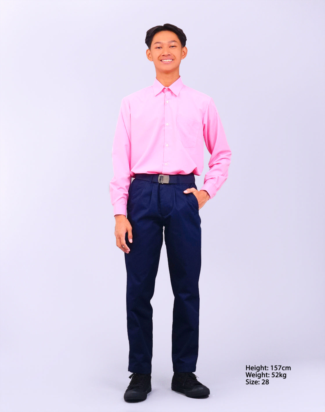 Canggih - Seluar Sekolah Panjang - Biru Gelap CP004-PBLP image 2