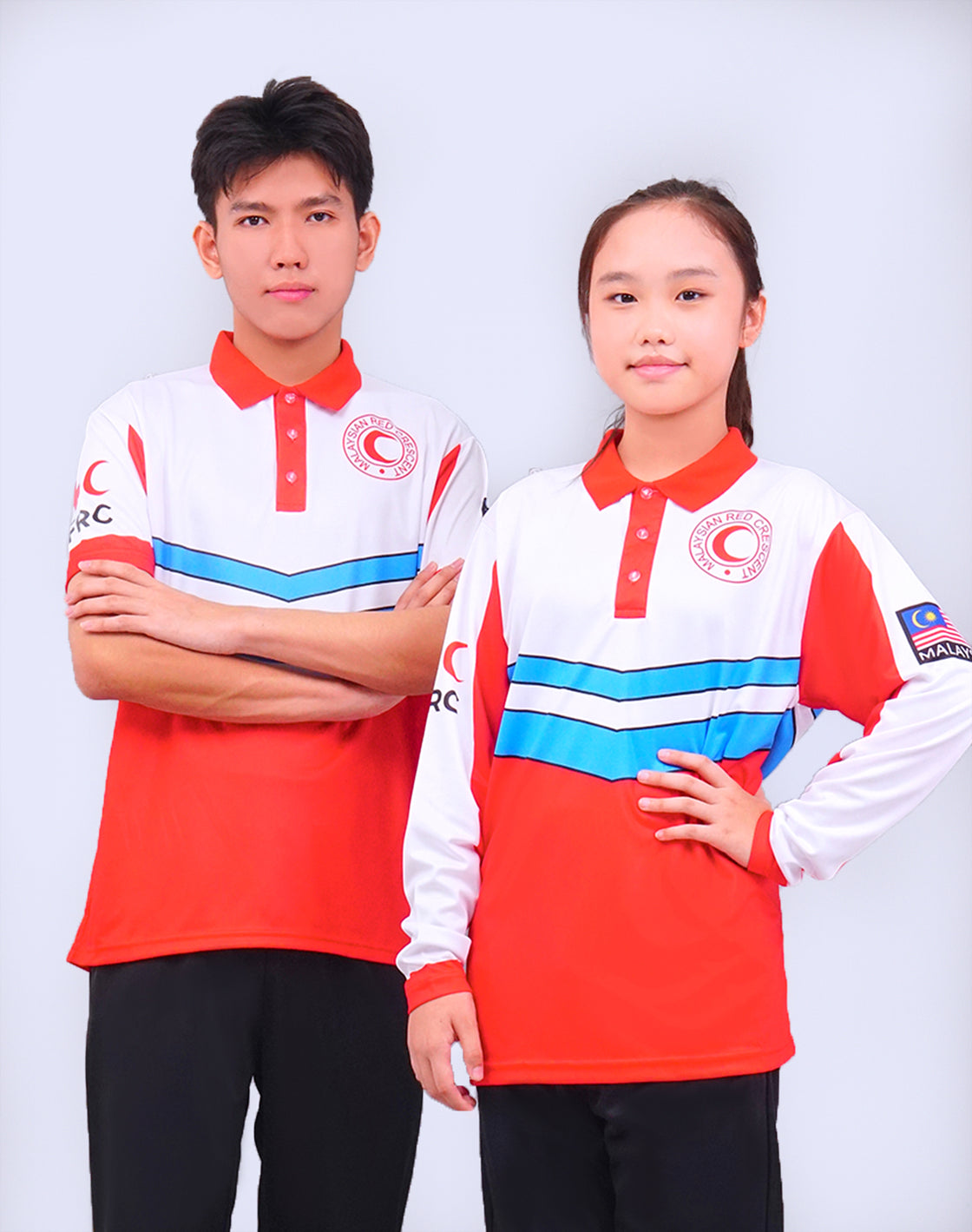 Baju-T PBSM Kanak-Kanak Lengan Pendek / Panjang