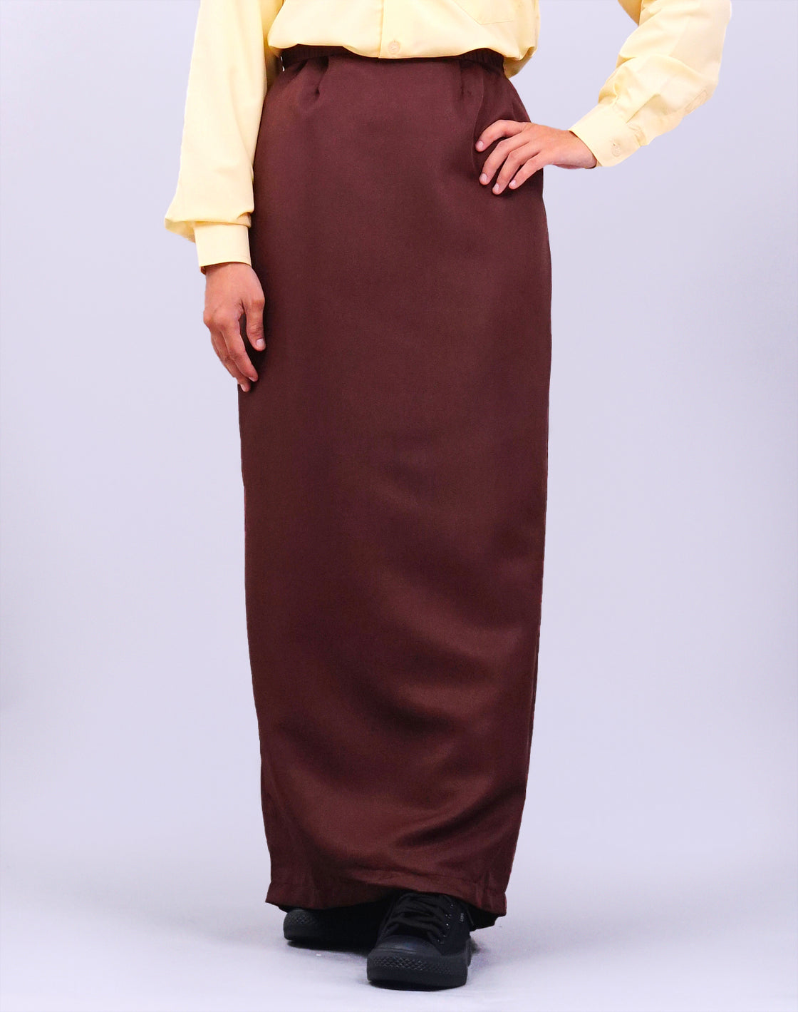 Canggih – Kain Pengawas Sekolah – Coklat Gelap CP028-DBR image 0