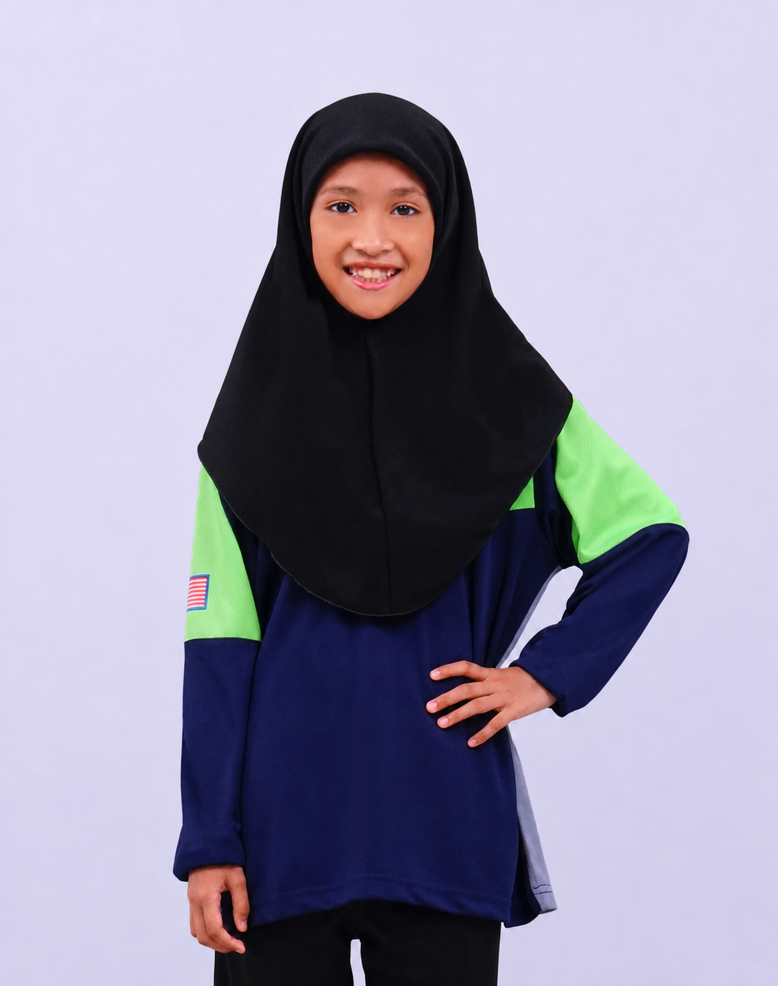 Baju-T Pengakap Muda Lengan Pendek / Panjang