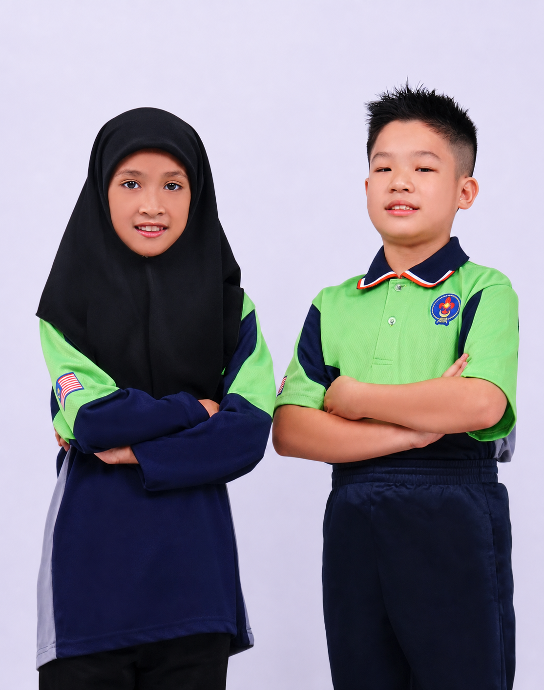 Baju-T Pengakap Muda Lengan Pendek / Panjang