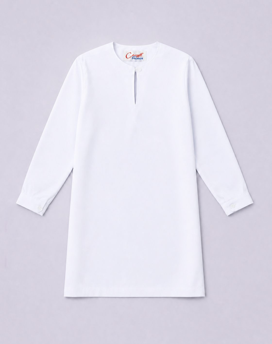 Canggih – Baju Kurung Ummi Sekolah Agama – Putih CU-009 image 1