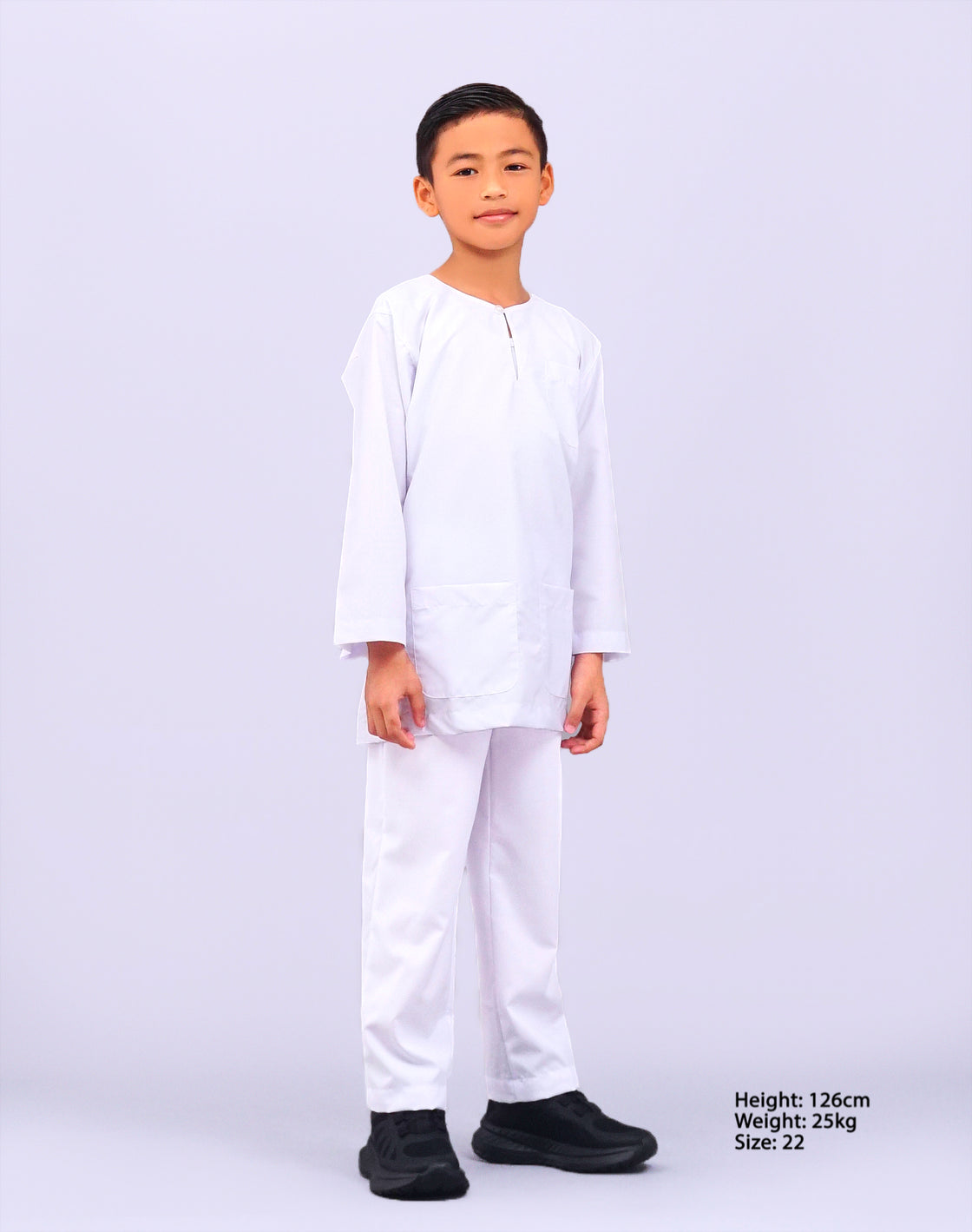 Canggih - Seluar Sekolah Agama - Putih SM401-S image 2
