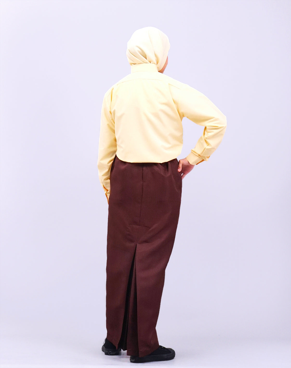 Canggih – Kain Pengawas Sekolah – Coklat Gelap CP028-DBR image 3