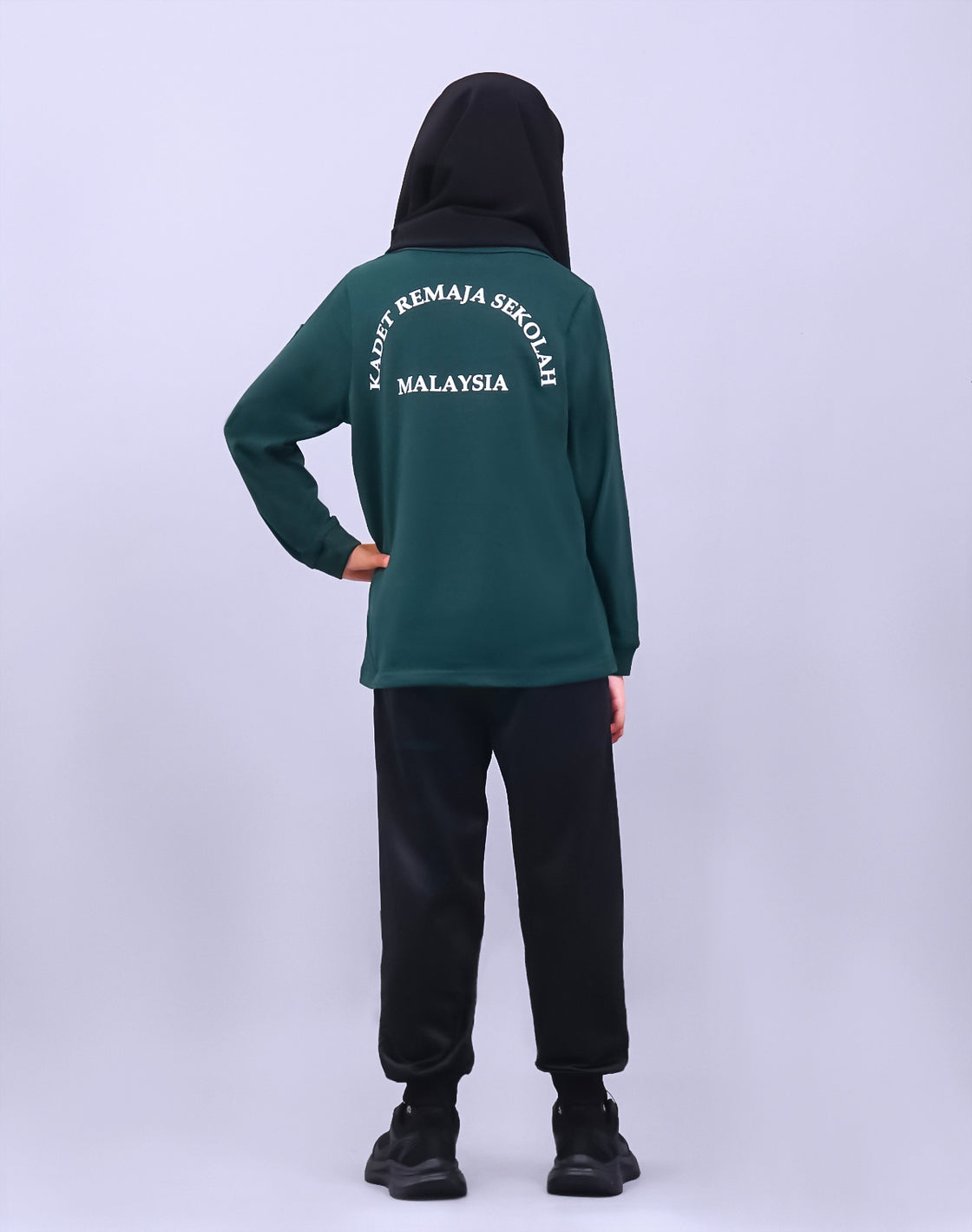 Baju-T Tunas Kadet Remaja Sekolah (TKRS) Lengan Panjang