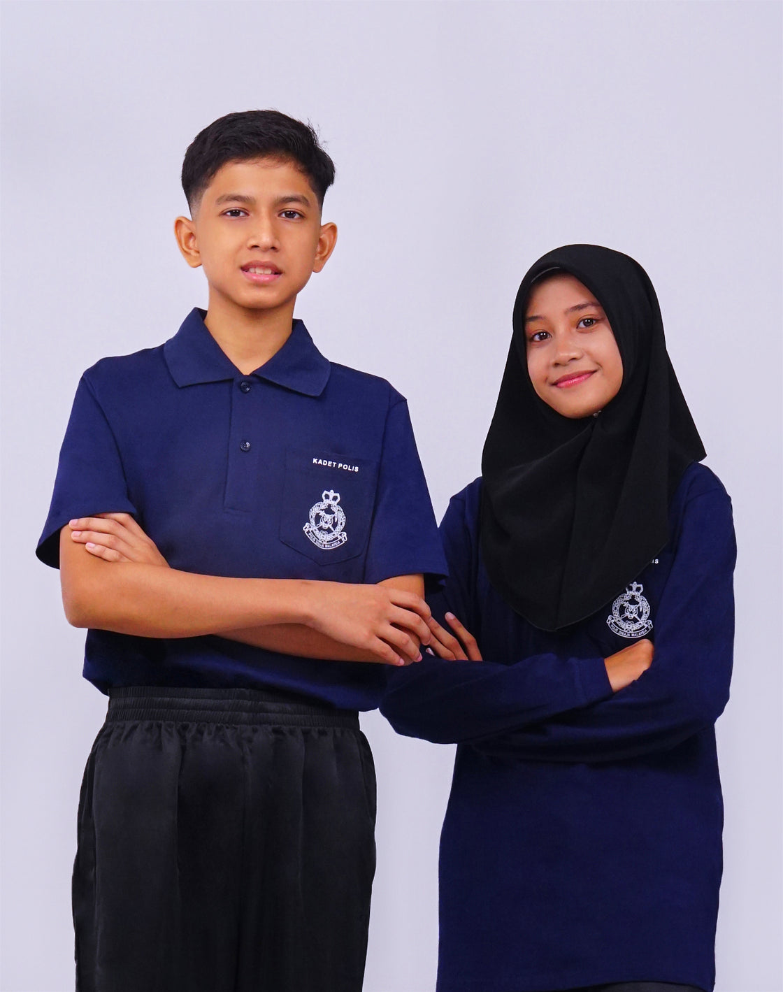 Baju-T Kadet Polis Lengan Pendek / Panjang