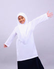 Canggih Baju Kurung Sekolah Pesak - Putih CP009-BK image 0