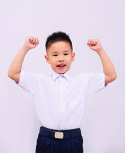 Canggih – Baju Kemeja Lengan Pendek Berkolar - Putih CP001-BS image 0