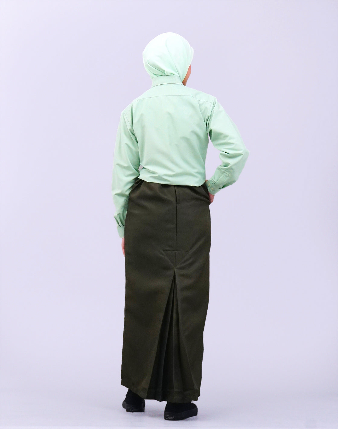 Canggih – Kain Pengawas Sekolah – Hijau Gelap CP028-OLG image 3