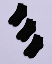 Set 3 Pasang Stoking Sekolah Hitam