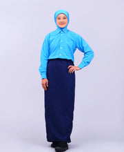 Canggih – Kemeja Pengawas Sekolah Lengan Panjang (Kolar Keras) - Biru CP021-BLS image 4