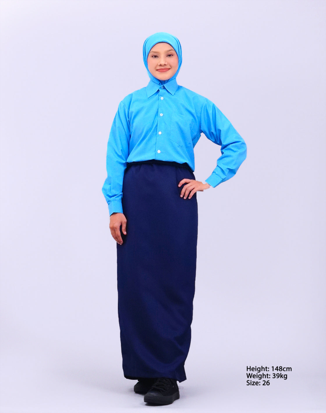 Canggih – Kain Pengawas Sekolah – Biru Gelap CP028-NBL image 2