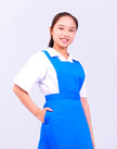 Canggih - Pinafore Sekolah Menengah - Biru Gelap CP017-SGPS image 0
