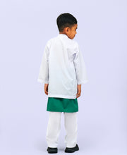 Canggih - Baju Melayu Berkolar Sekolah Agama - Putih BM401-B image 3