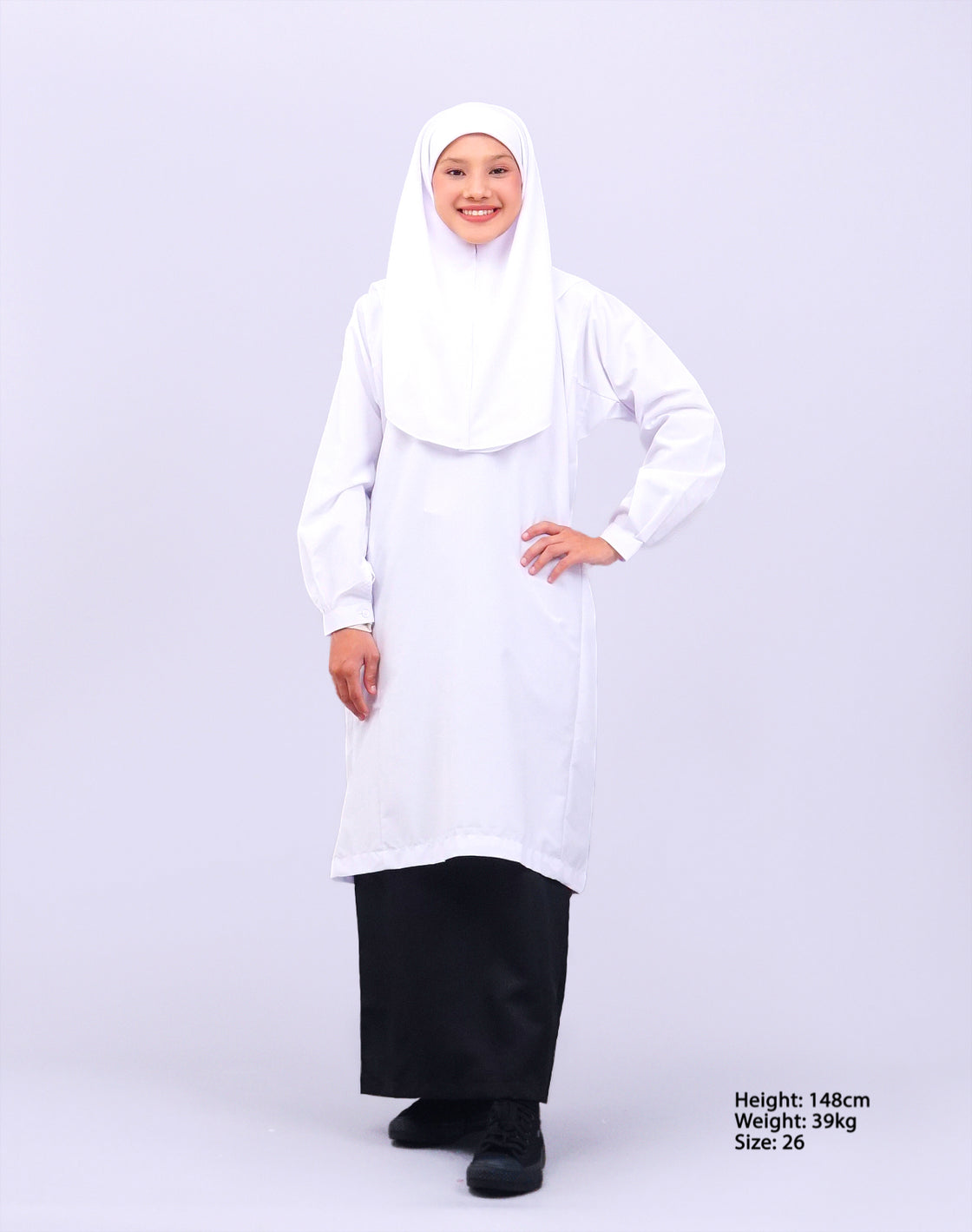Canggih – Kain Pengawas Sekolah – Hitam CP028-BLK image 2