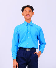 Canggih – Kemeja Pengawas Sekolah Lengan Panjang (Kolar Keras) - Biru CP021-BLS image 2