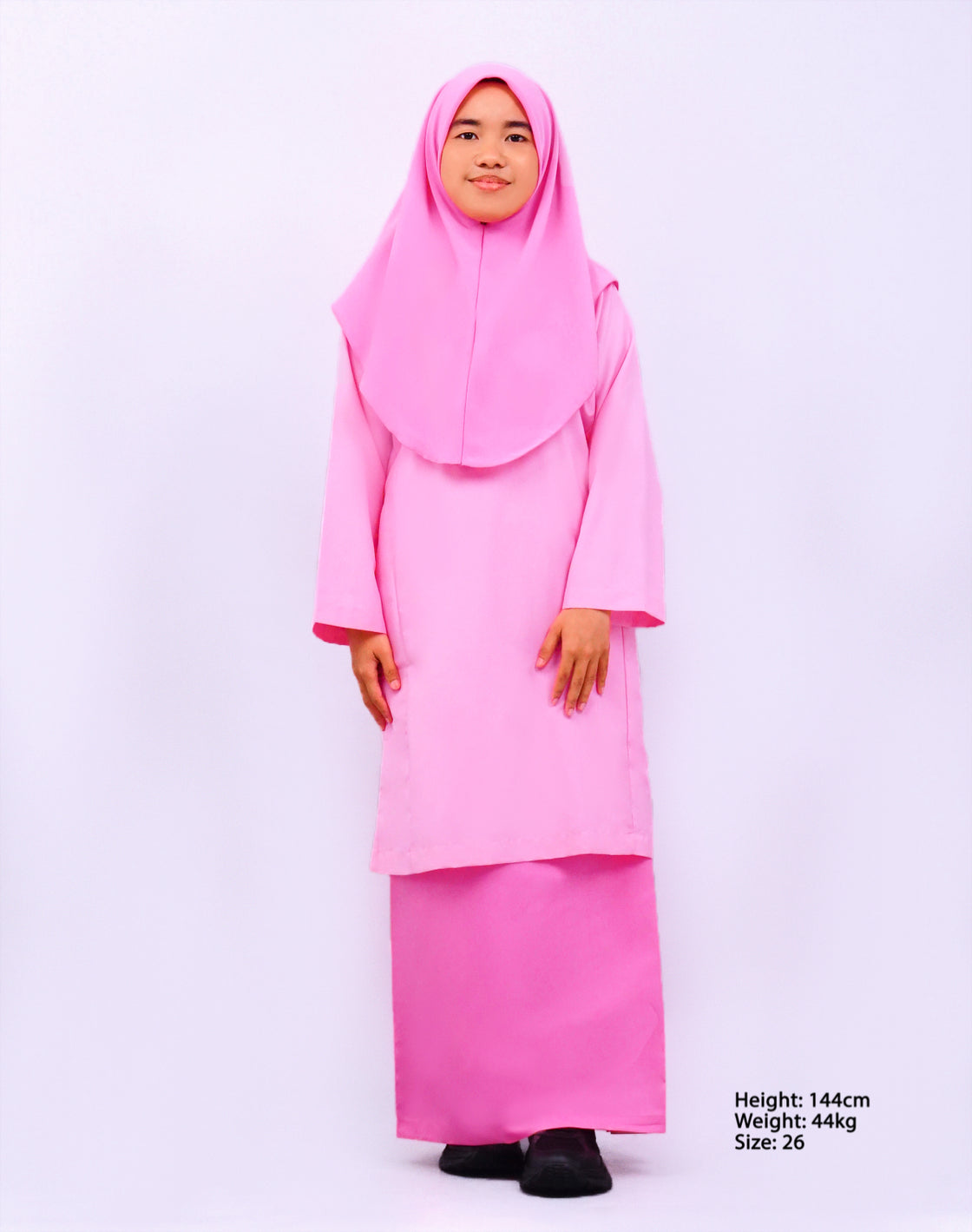 Canggih – Kain Sekolah Rendah – Merah Jambu CP008-PNK image 2