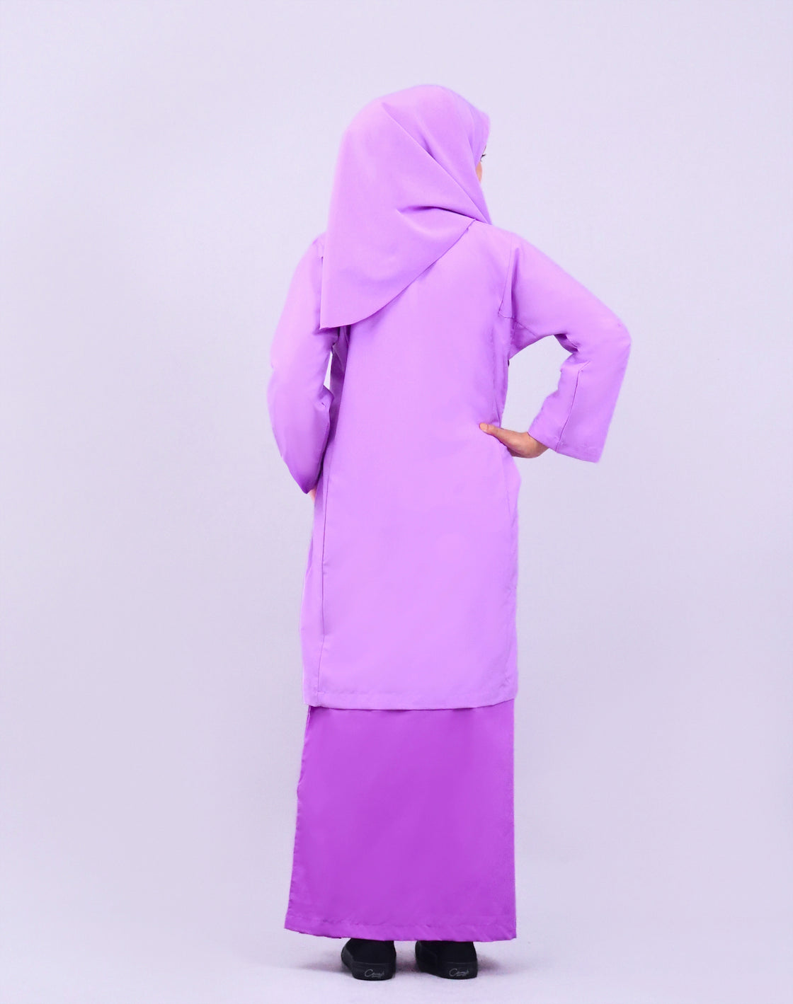 Canggih – Kain Sekolah Menengah – Ungu CU018 image 3