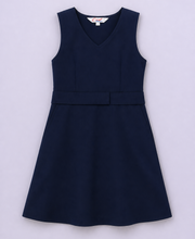 Canggih - Pinafore Sekolah Rendah - Biru Gelap CP007-PGP image 1
