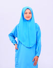 Canggih – Baju Kurung Ummi Sekolah Agama – Biru CU-009B image 0