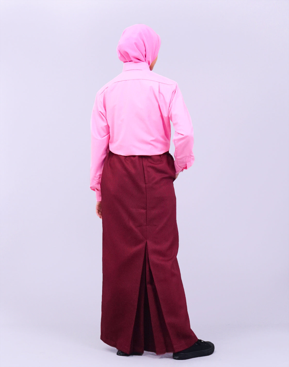 Canggih – Kain Pengawas Sekolah – Merah Gelap CP028-MRN image 3