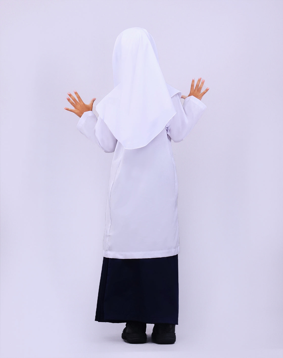 Canggih Baju Kurung Sekolah Pesak - Putih CP009-BK image 3