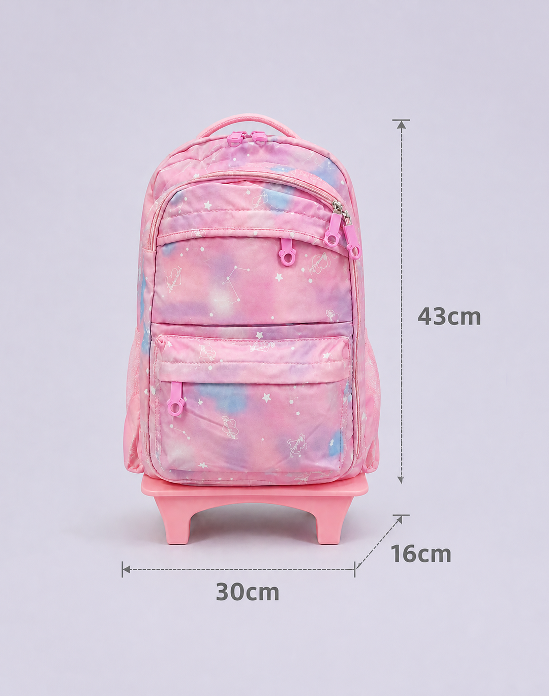 Beg Troli Sekolah Rendah Bukaan Sisi Penuh