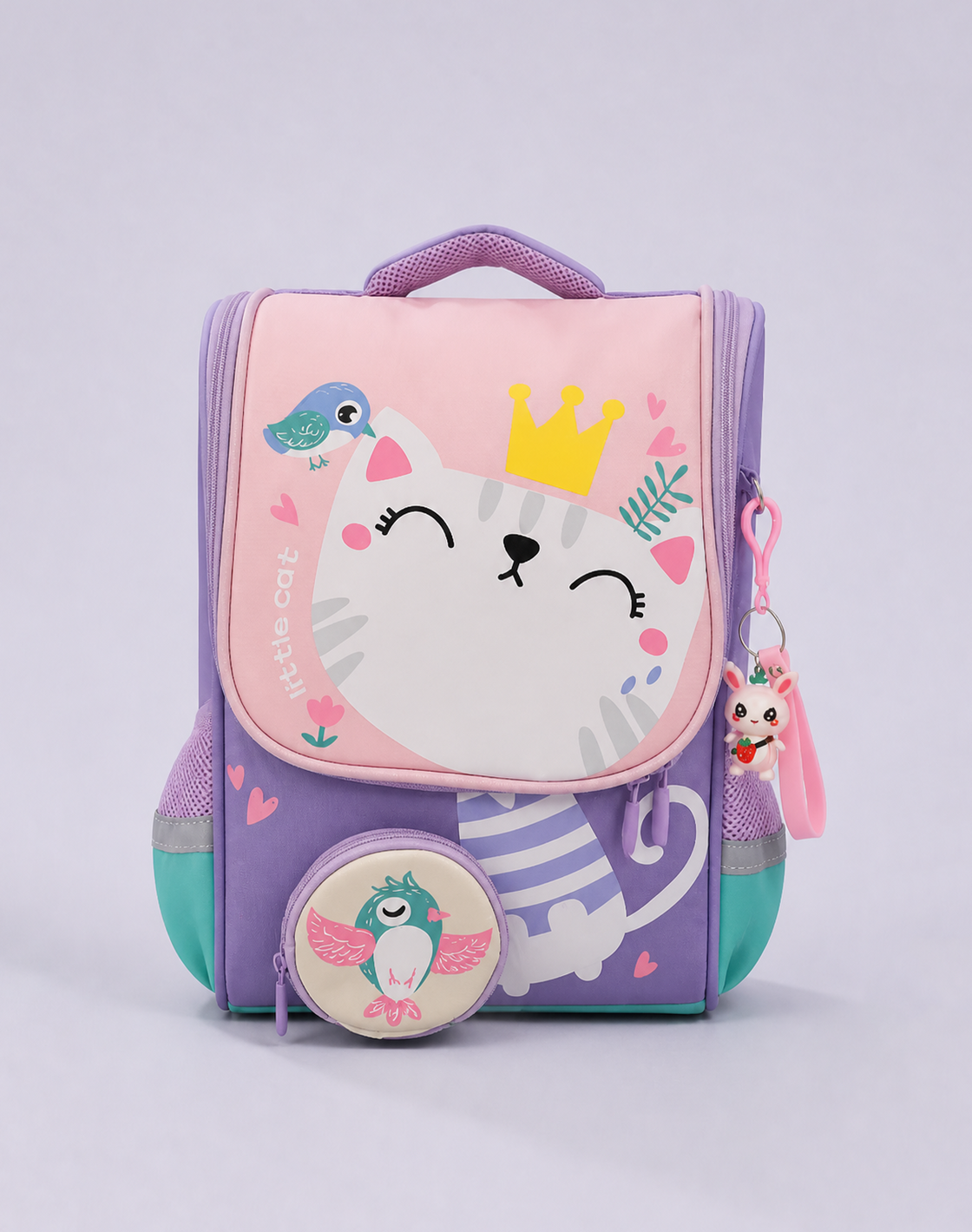 Beg Galas Sekolah Reka Bentuk Comel dengan Penutup Hadapan