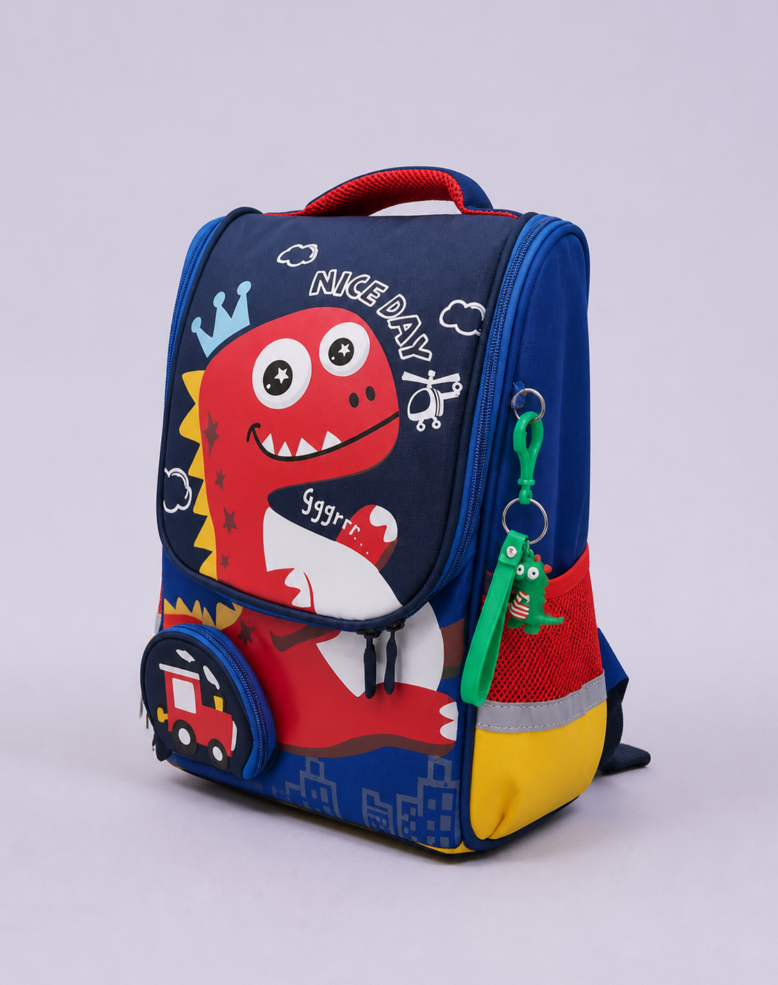 Beg Galas Sekolah Reka Bentuk Comel dengan Penutup Hadapan
