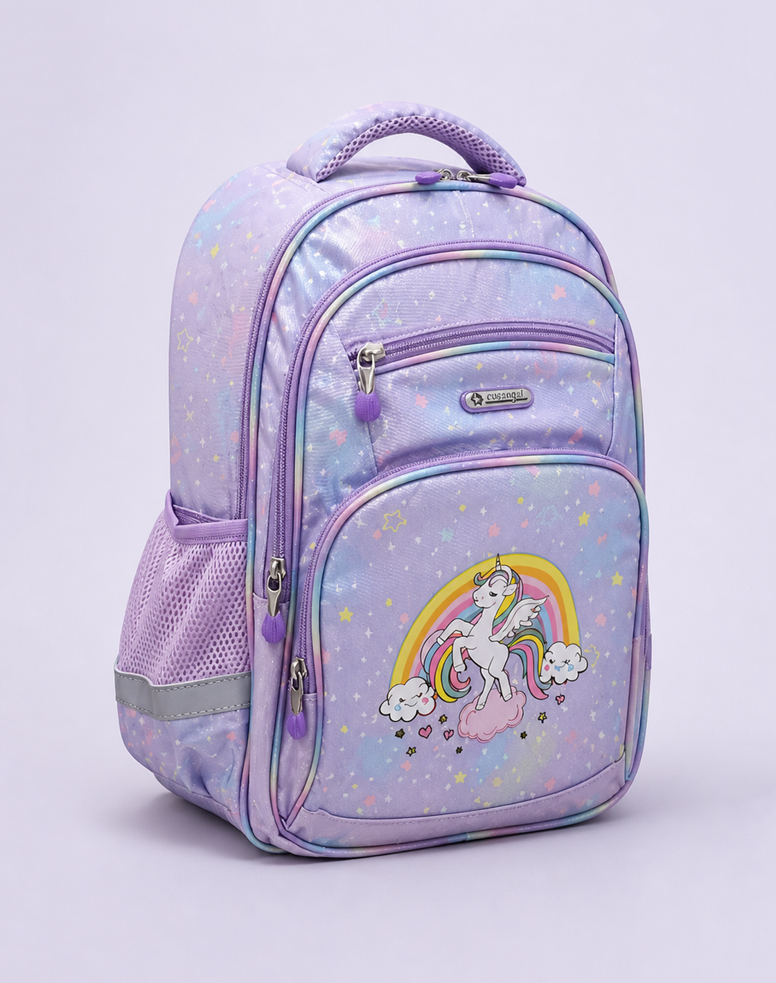 Beg Galas Sekolah Unicorn Pelangi