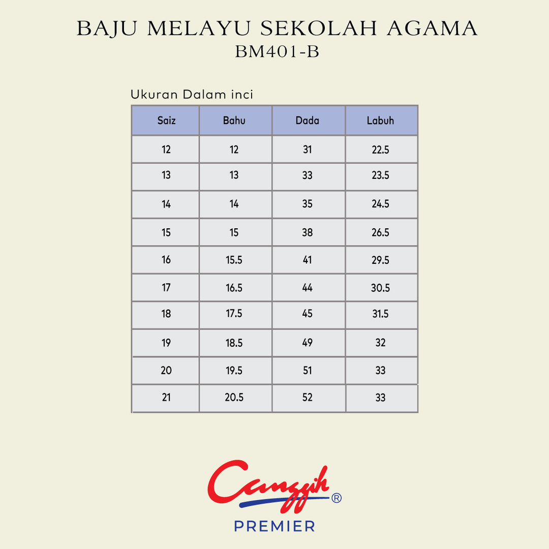 Baju Melayu Sekolah Agama