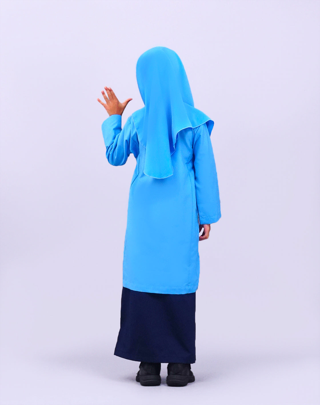 Baju Kurung Sekolah Biru