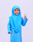 Baju Kurung Sekolah Biru