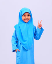 Baju Kurung Sekolah Biru