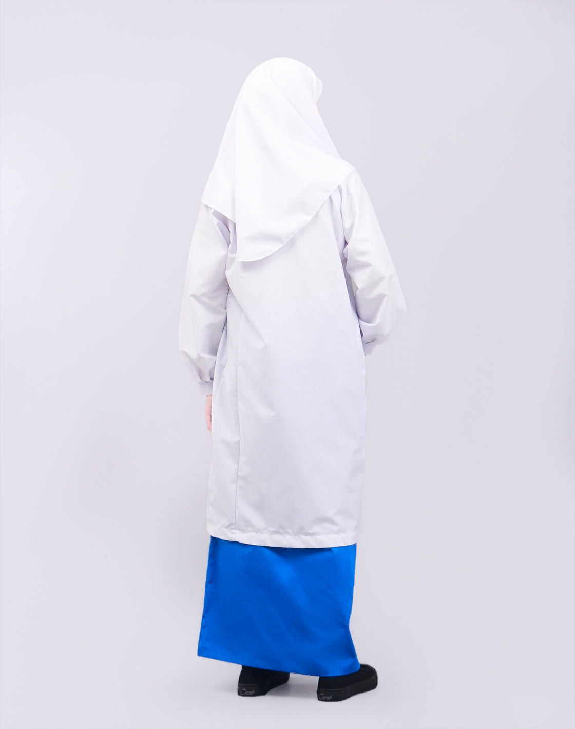 Kain Kurung Sekolah Menengah Biru Turquoise