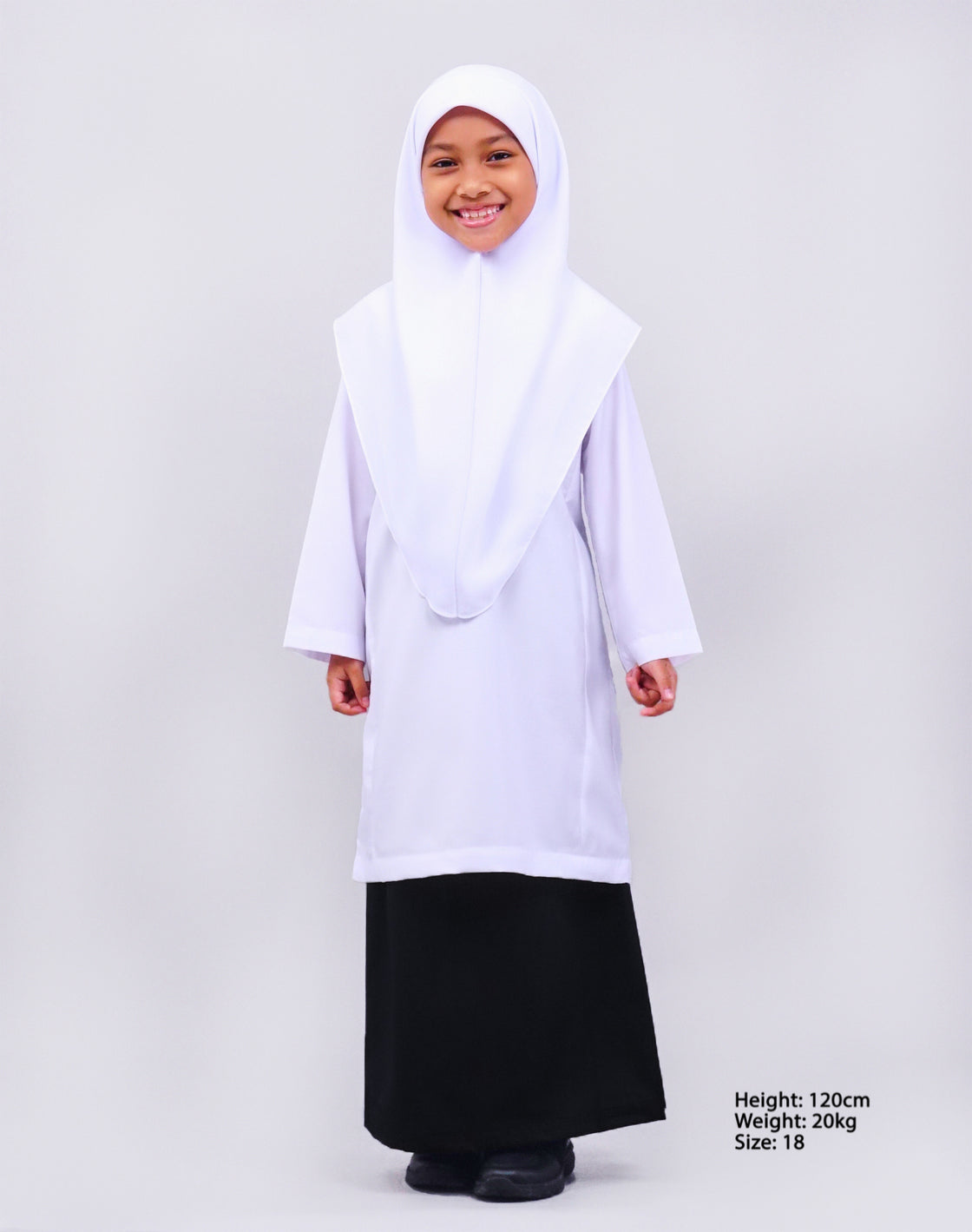 Kain Kurung Sekolah Rendah Hitam