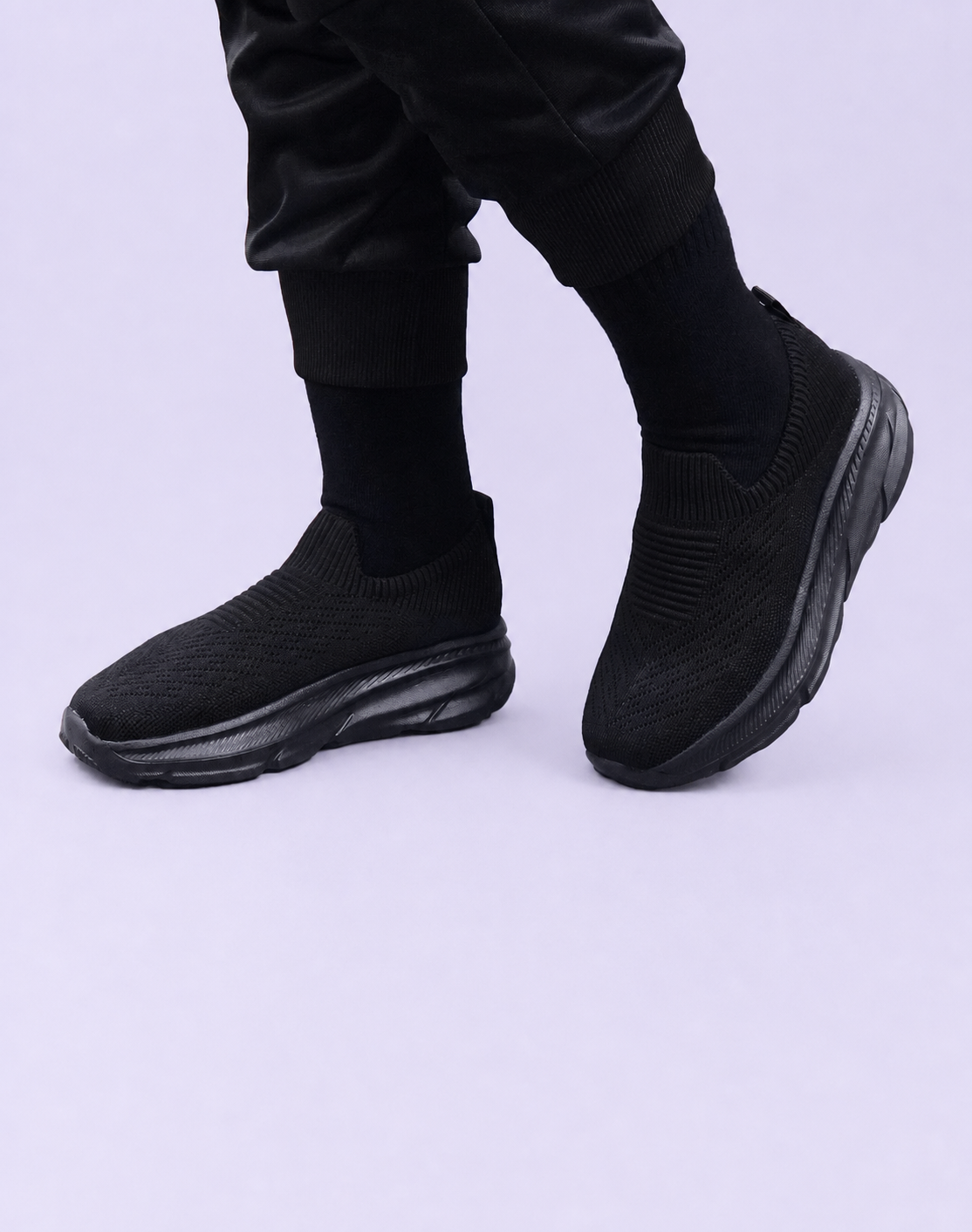 Kasut Sekolah Rendah Hitam – One-Step Sarung