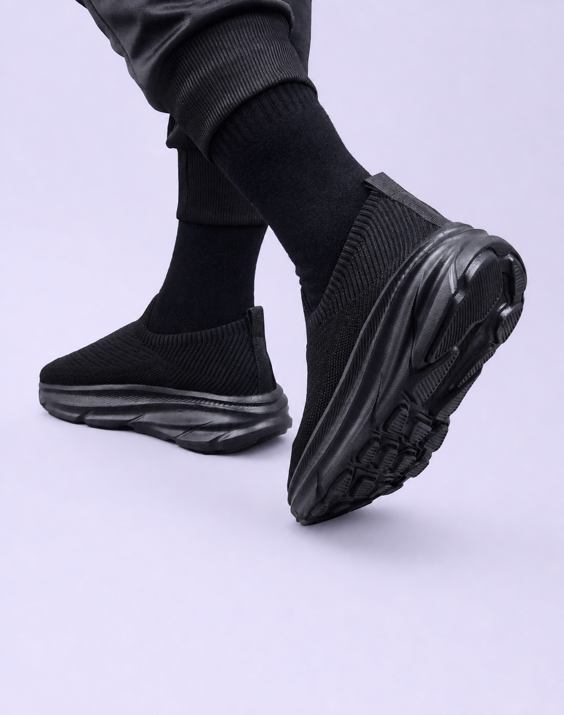 Kasut Sekolah Rendah Hitam – One-Step Sarung