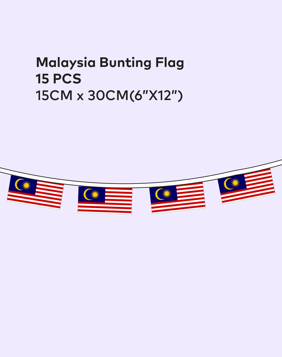 BENDERA MALAYSIA – BENDERA GANTUNG