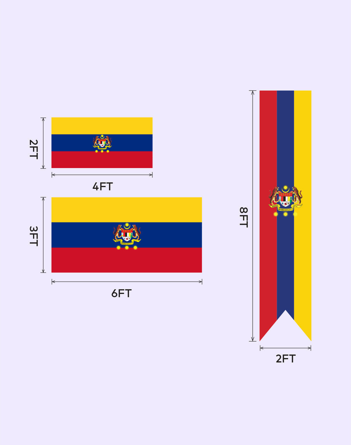 BENDERA WILAYAH PERSEKUTUAN KUALA LUMPUR