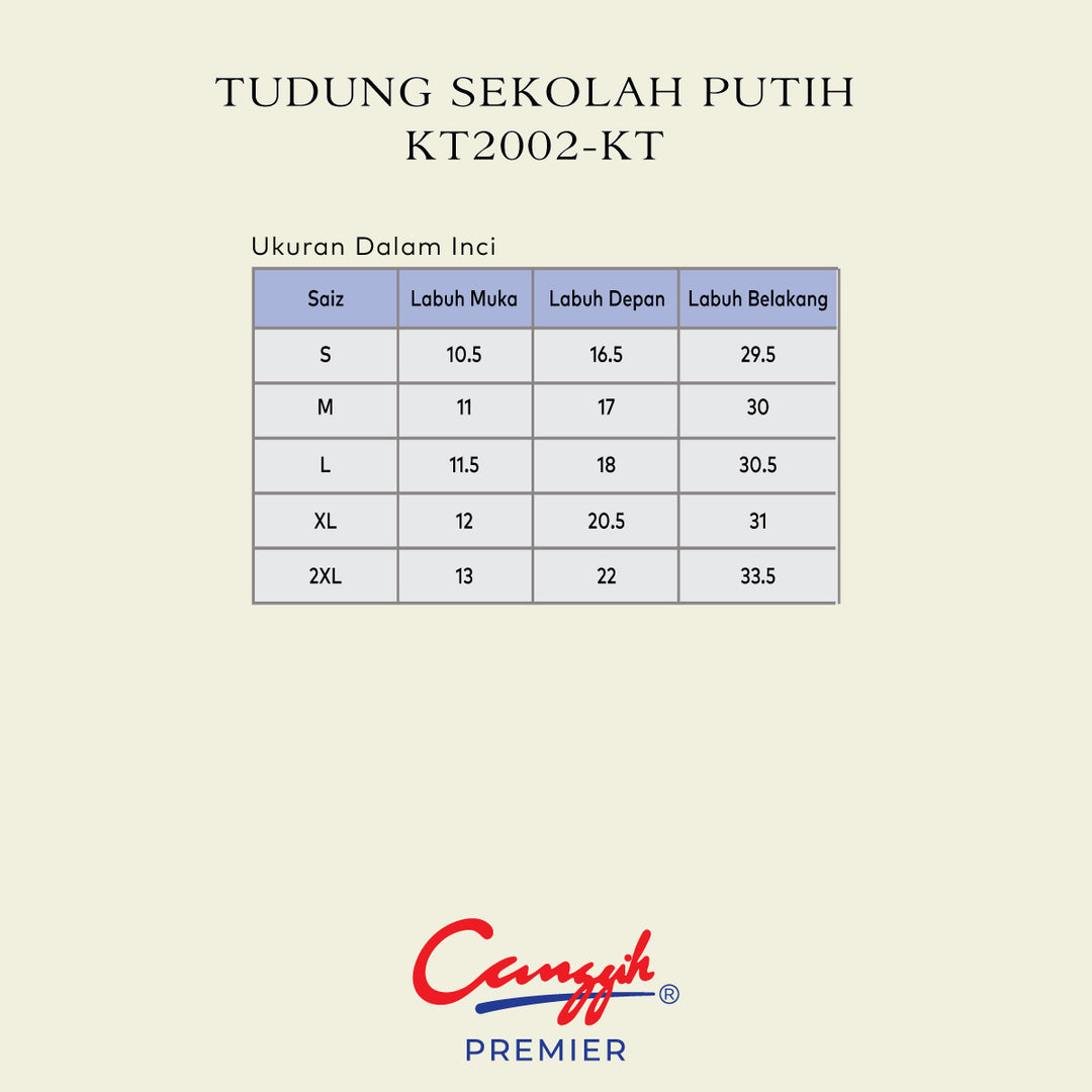 Tudung Sekolah Putih