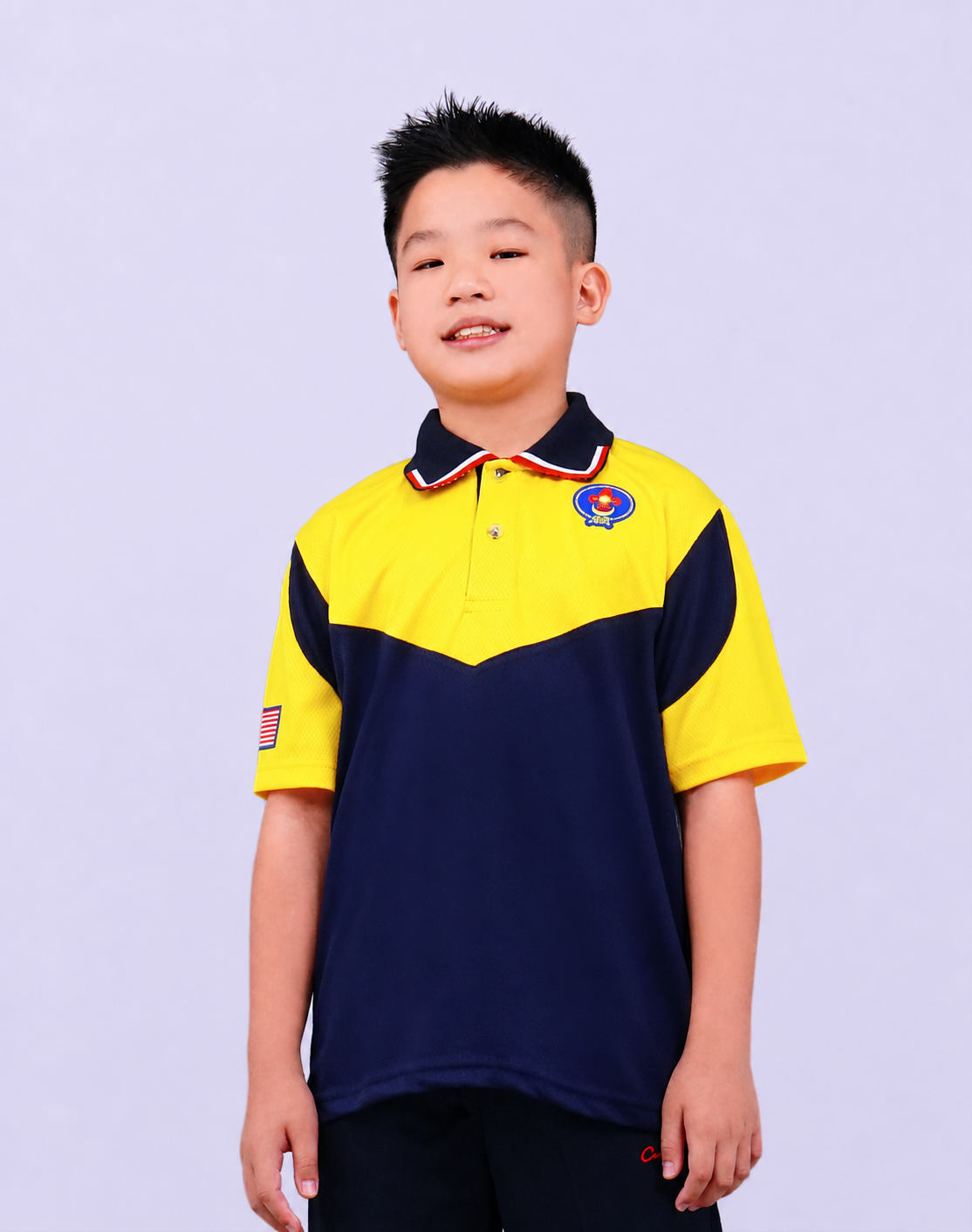 Baju-T Pengakap Kanak-Kanak Lengan Pendek / Panjang