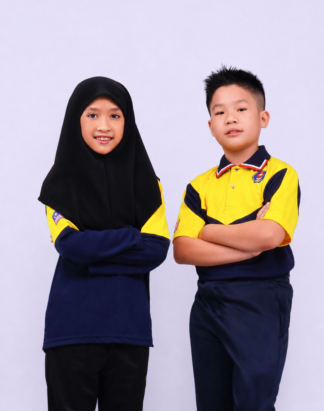 Baju-T Pengakap Kanak-Kanak Lengan Pendek / Panjang