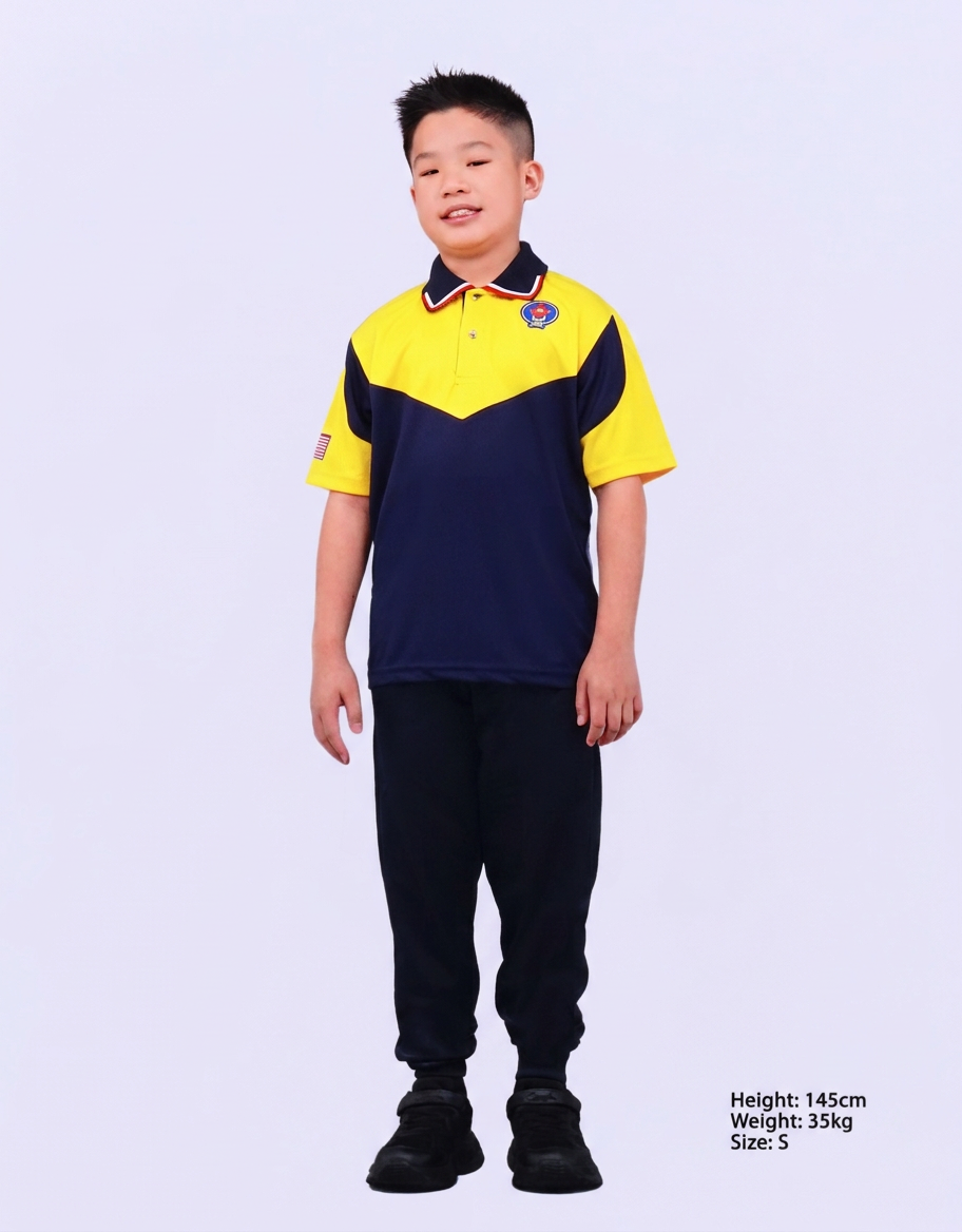 Baju-T Pengakap Kanak-Kanak Lengan Pendek / Panjang
