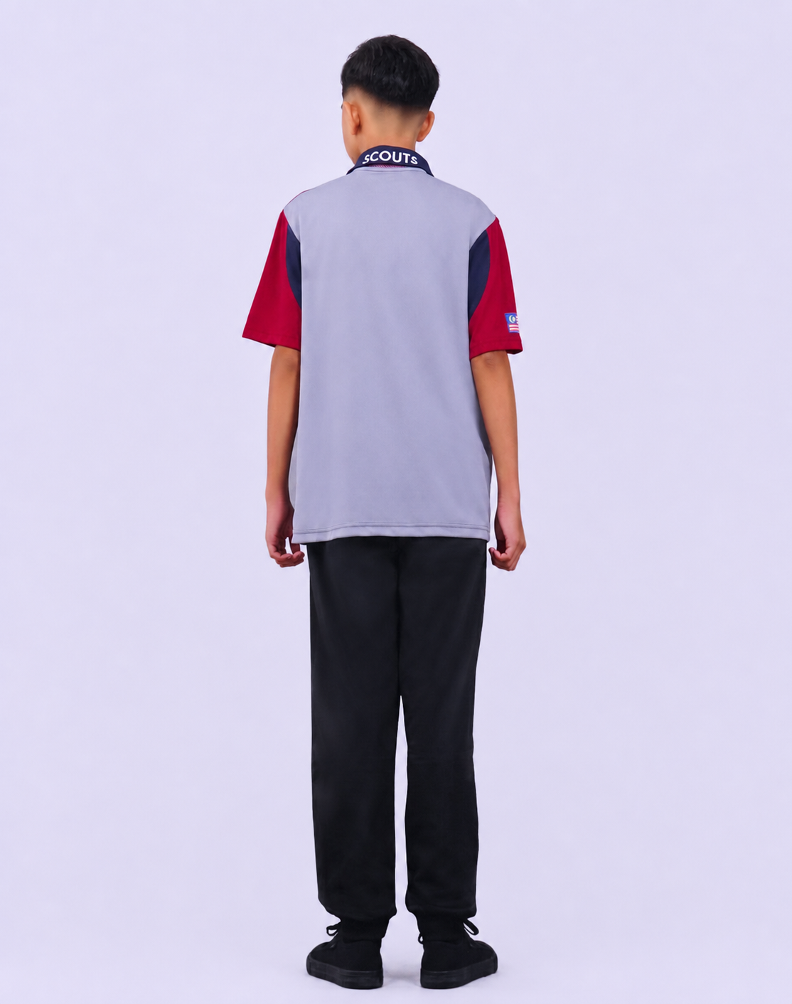 Baju-T Pengakap Remaja Lengan Pendek / Panjang
