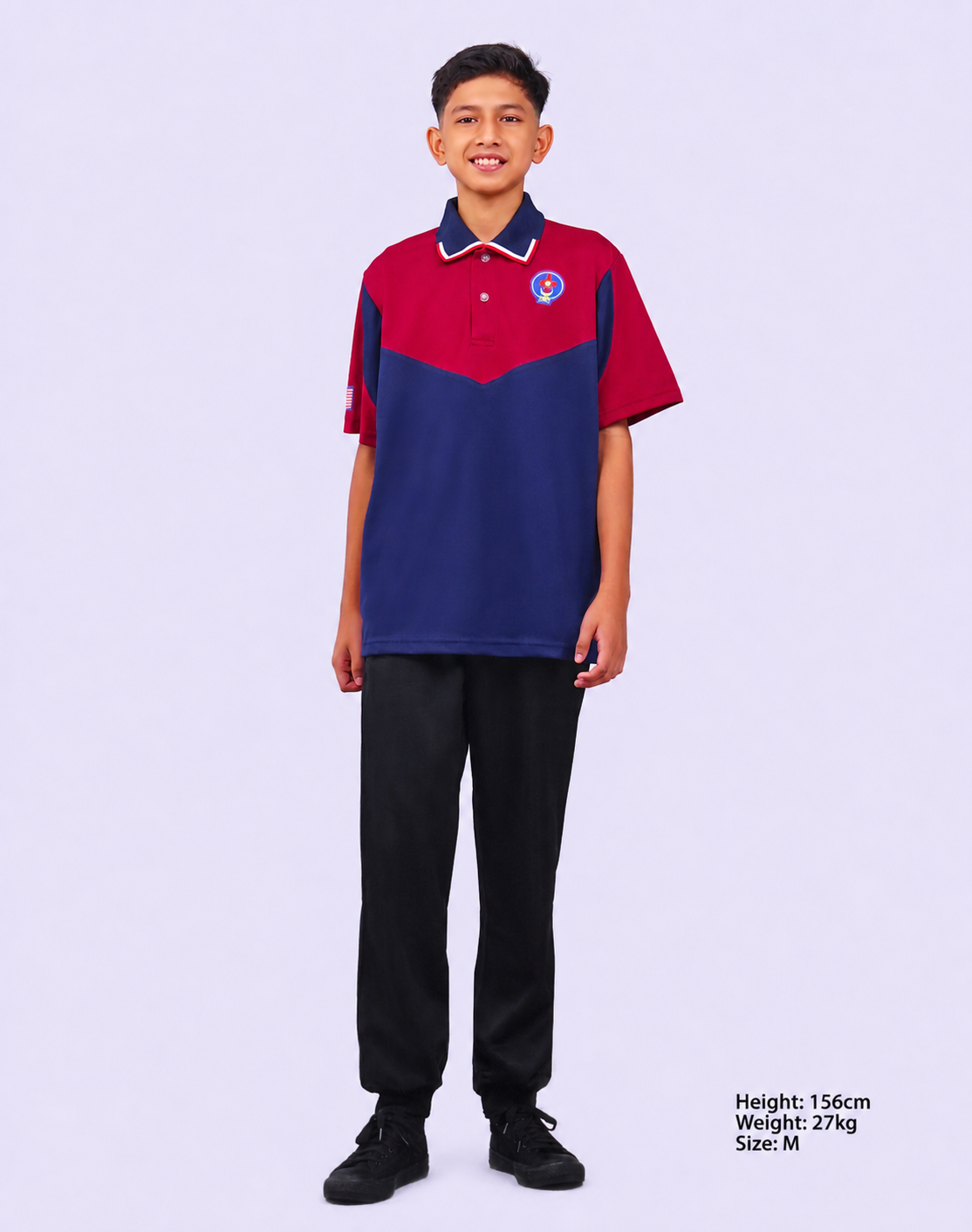 Baju-T Pengakap Remaja Lengan Pendek / Panjang
